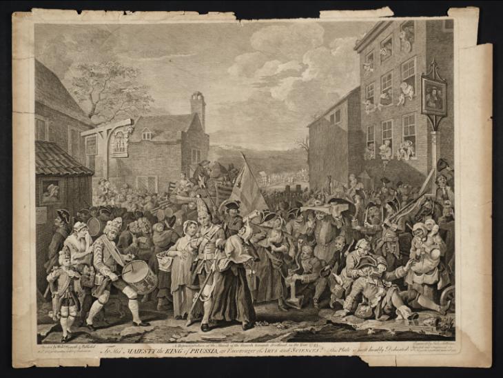 The March To Finchley William Hogarth Luke Sullivan Tate