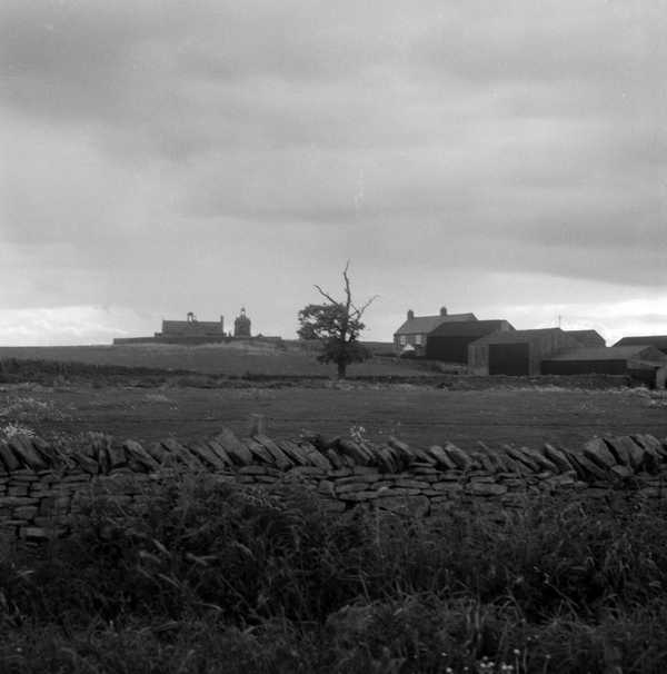 Photograph Of A Countryside Landscape With Farm Buildings In Shotley