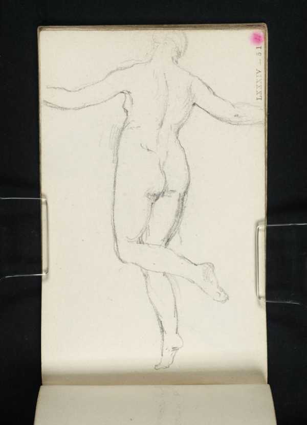 A Nude Woman Dancing Seen From Behind Joseph Mallord William Turner