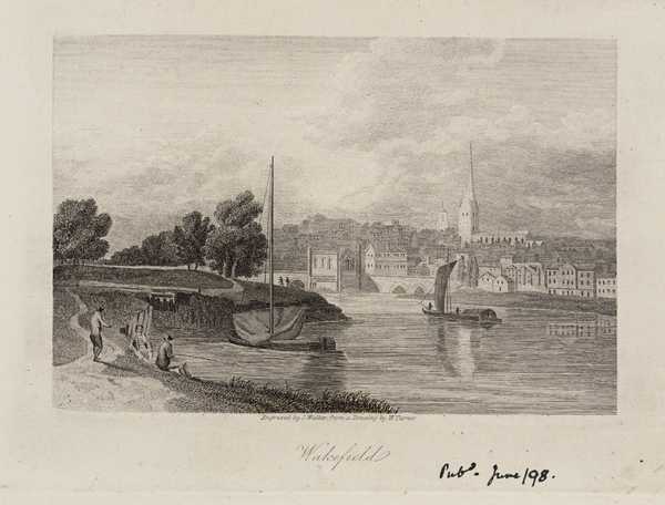 Wakefield Engraved By Walker After Joseph Mallord William Turner