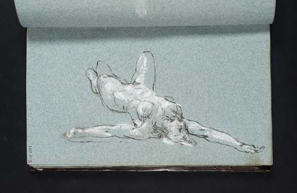 A Supine Nude Woman With Arms Extended Joseph Mallord William Turner