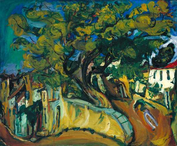 Cagnes Landscape With Tree Cha M Soutine C Tate