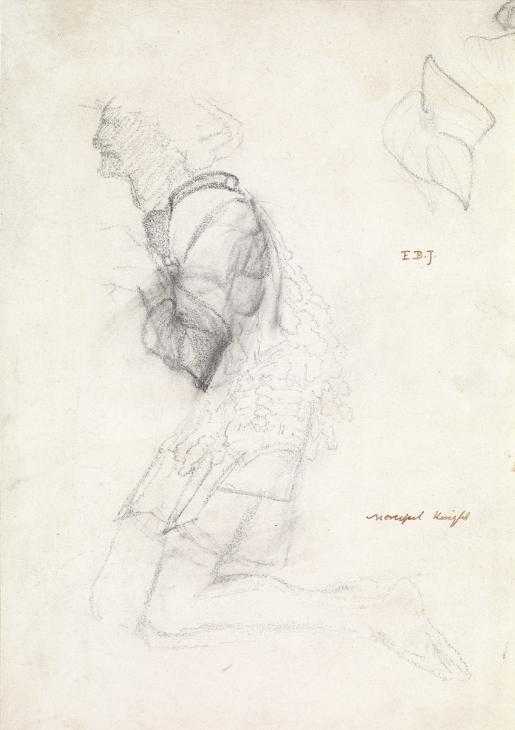 Study Of Knight For The Merciful Knight Sir Edward Coley Burne