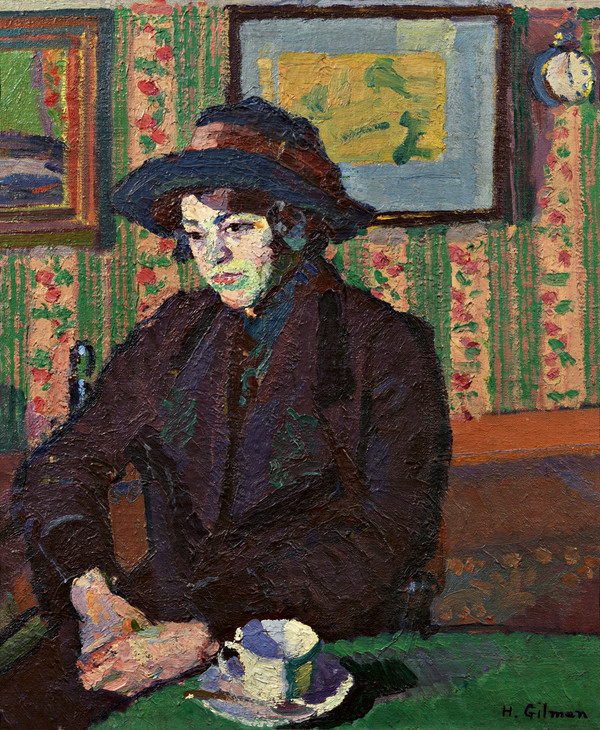 Harold Gilman 'Girl with a Teacup' c.1914–15