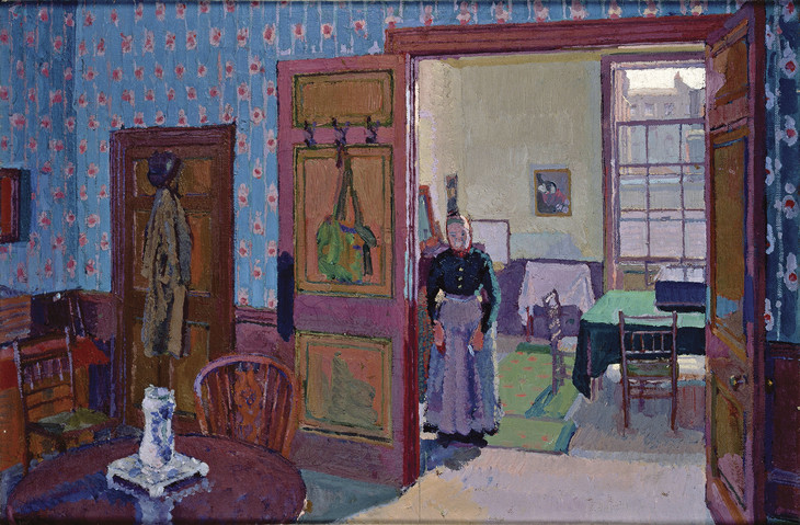Harold Gilman 'Interior with Mrs Mounter' 1916–17