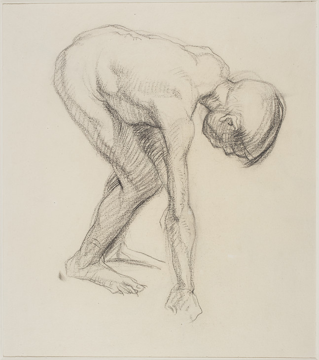 Wyndham Lewis 'Stooping Nude Boy' 1900
