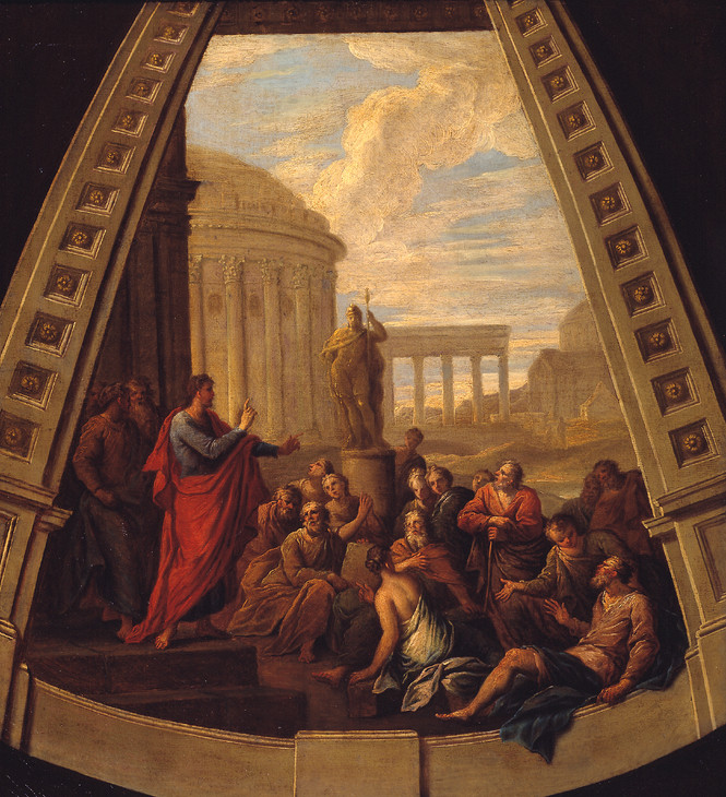 Sir James Thornhill 'St Paul Preaching at Athens' c.1710