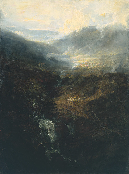 Joseph Mallord William Turner 'Morning amongst the Coniston Fells, Cumberland' exhibited 1798