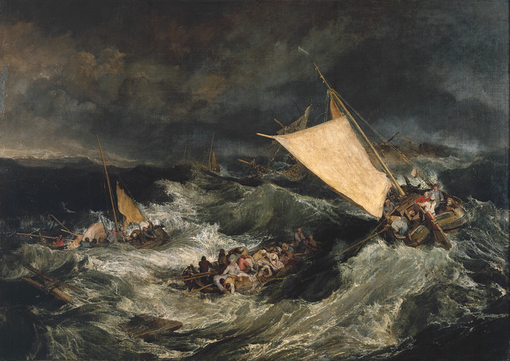 Joseph Mallord William Turner 'The Shipwreck' exhibited 1805