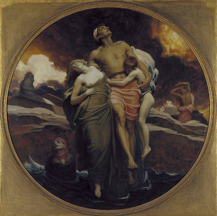 Frederic, Lord Leighton 'And the Sea Gave Up the Dead Which Were in It' exhibited 1892