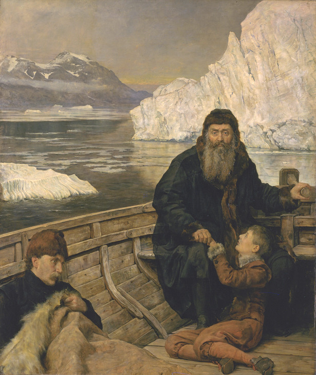 The Hon. John Collier 'The Last Voyage of Henry Hudson' exhibited 1881