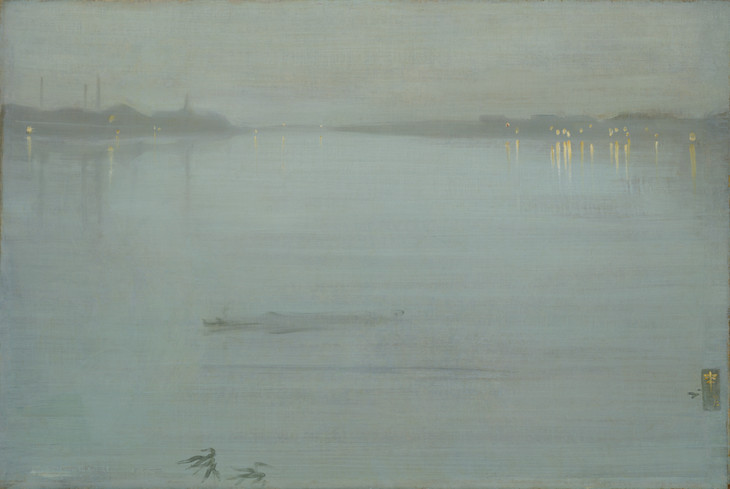 James Abbott McNeill Whistler 'Nocturne: Blue and Silver - Cremorne Lights' 1872