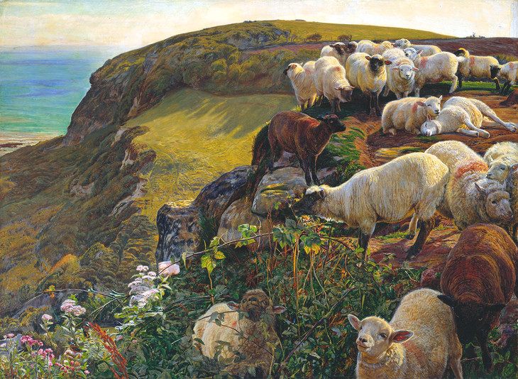 William Holman Hunt 'Our English Coasts, 1852 ('Strayed Sheep')' 1852