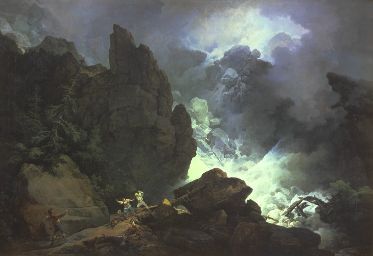 Philip James De Loutherbourg 'An Avalanche in the Alps' 1803