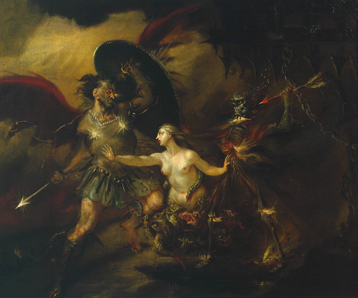 William Hogarth 'Satan, Sin and Death (A Scene from Milton's 'Paradise Lost')' c.1735-40