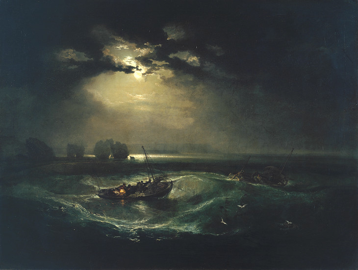 Joseph Mallord William Turner 'Fishermen at Sea' exhibited 1796