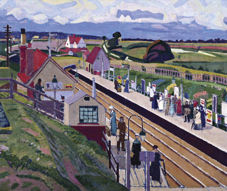 Spencer Gore 'Letchworth Station' 1912