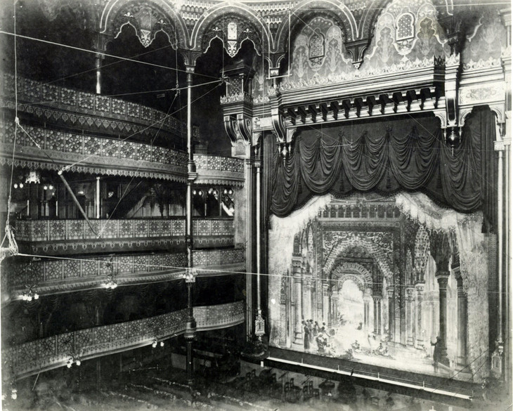The Interior of the Alhambra Theatre of Varieties, London 1897