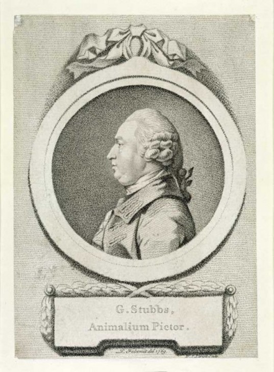 Pierre-Etienne Falconet 'Portrait study of George Stubbs' 1792