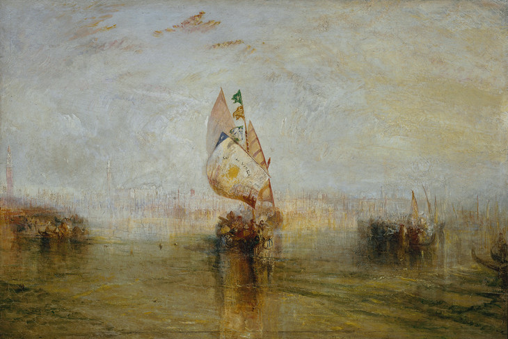 Joseph Mallord William Turner 'The Sun of Venice Going to Sea' exhibited 1843