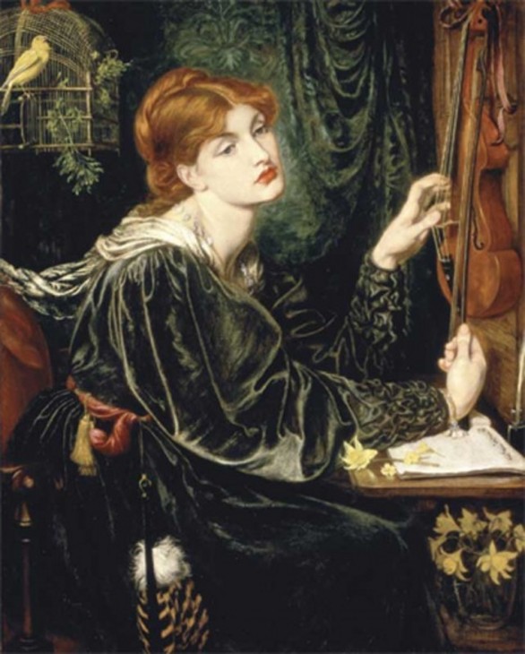 Dante Gabriel Rossetti 'Veronica Veronese' 1872