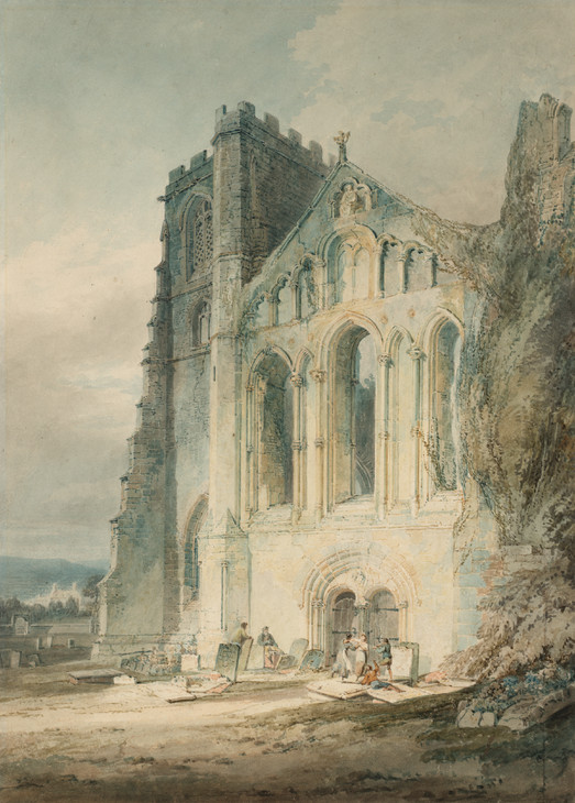 Joseph Mallord William Turner 'Llandaff Cathedral: The West Front' exhibited 1796