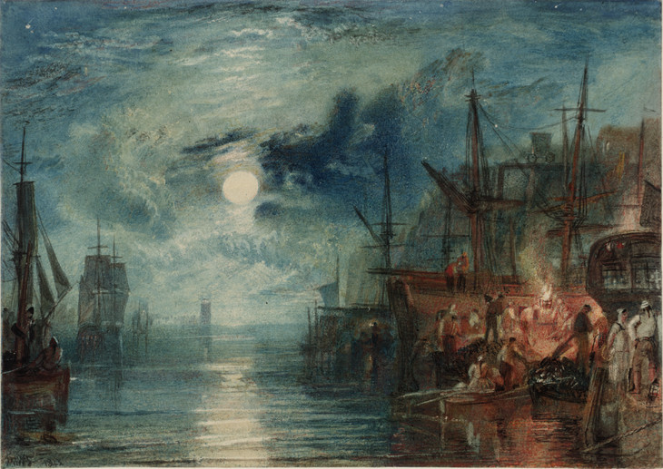 Joseph Mallord William Turner 'Shields, on the River Tyne' 1823