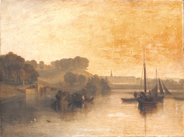 Joseph Mallord William Turner 'Petworth, Sussex, the Seat of the Earl of Egremont: Dewy Morning' exhibited 1810