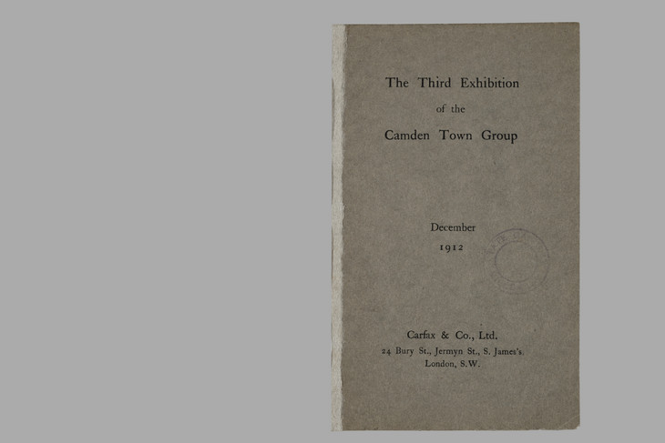 The Third Exhibition of the Camden Town Group December 1912