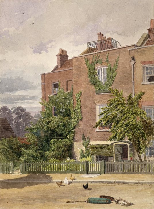 John Wykeham Archer 'House of J.M.W.Turner, 6 Davis Place, Chelsea' 1852