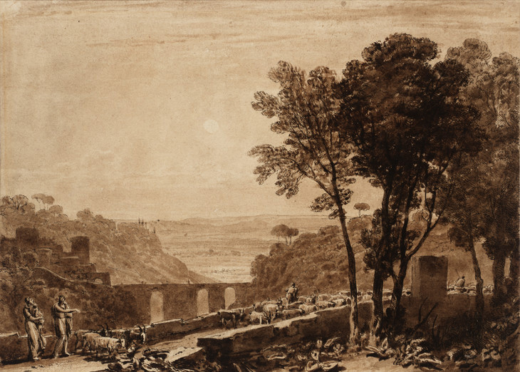 Joseph Mallord William Turner 'Bridge and Goats' c.1806–7