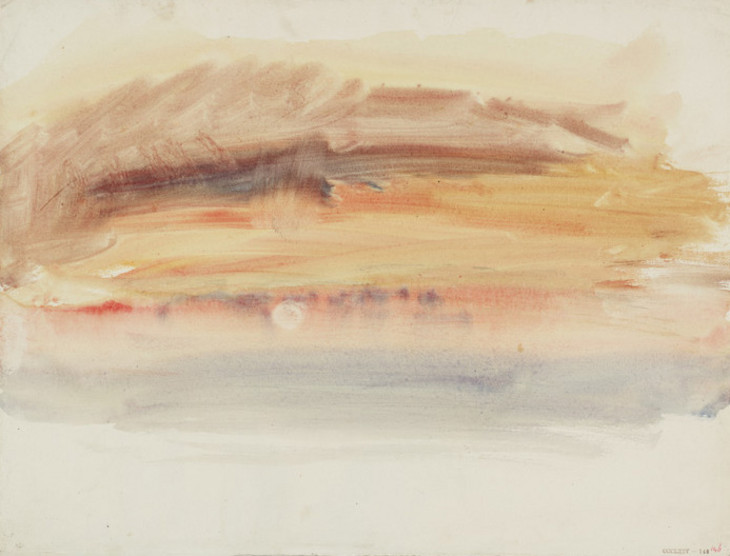 Joseph Mallord William Turner 'Sunset' c.1845