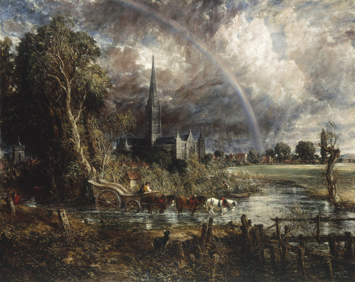 John Constable 'Salisbury Cathedral from the Meadows' 1831