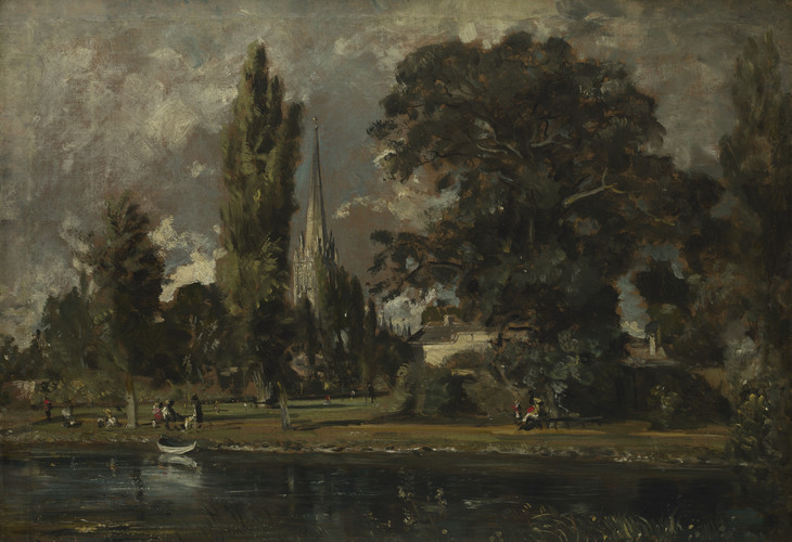 John Constable 'Salisbury Cathedral and Leadenhall from the River Avon' 1820