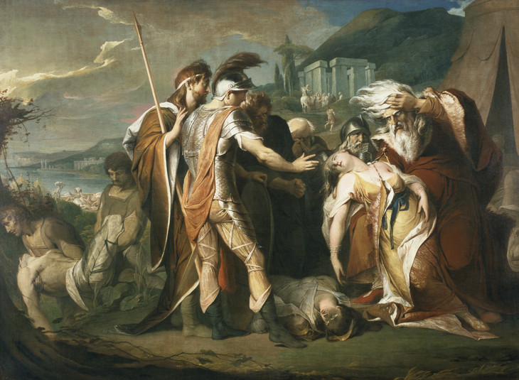 James Barry 'King Lear Weeping over the Dead Body of Cordelia' 1786-8