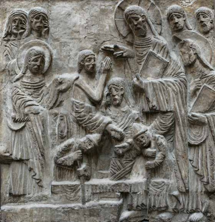 Raising of Lazarus c.1125–50, cast 1864