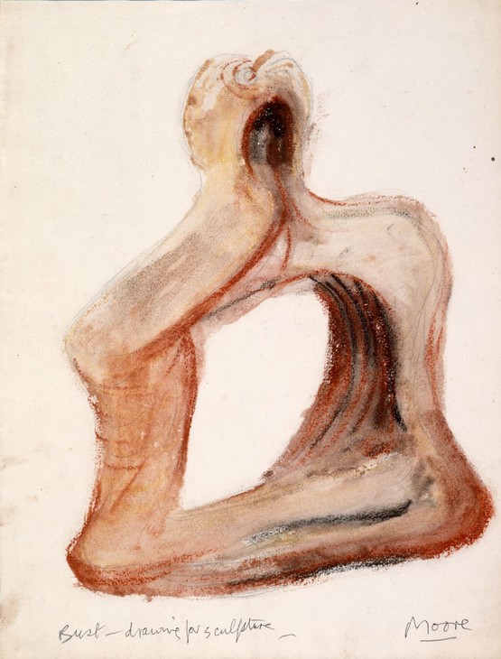 Henry Moore 'Bust: Drawing for Sculpture' c.1950
