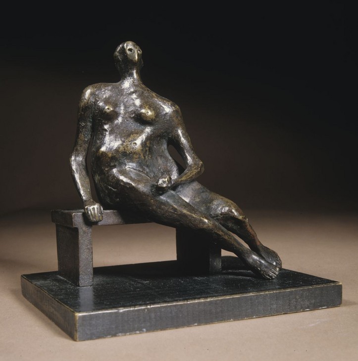 Henry Moore 'Maquette for Seated Woman' 1956