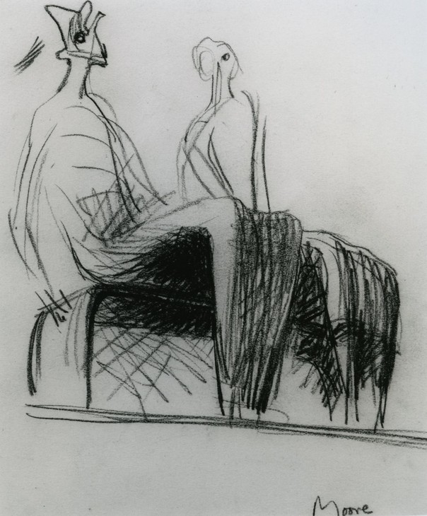 Henry Moore 'King and Queen' c.1952
