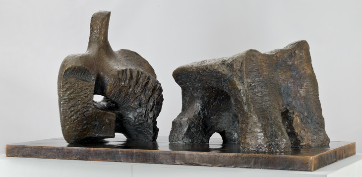 Henry Moore OM, CH 'Two Piece Reclining Figure No.2' 1960, cast 1961-2
