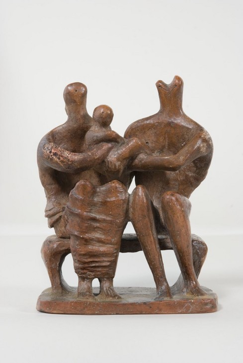 Henry Moore 'Maquette for Family Group' 1945