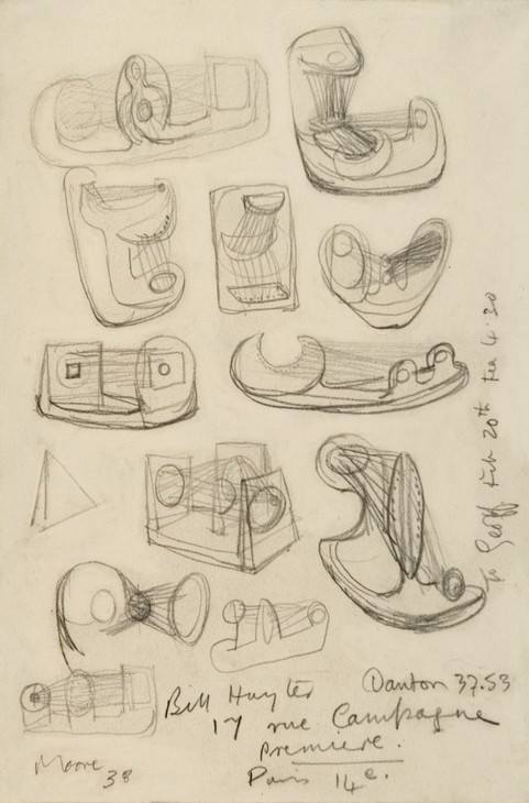 Henry Moore 'Ideas for Stringed Figures' 1938