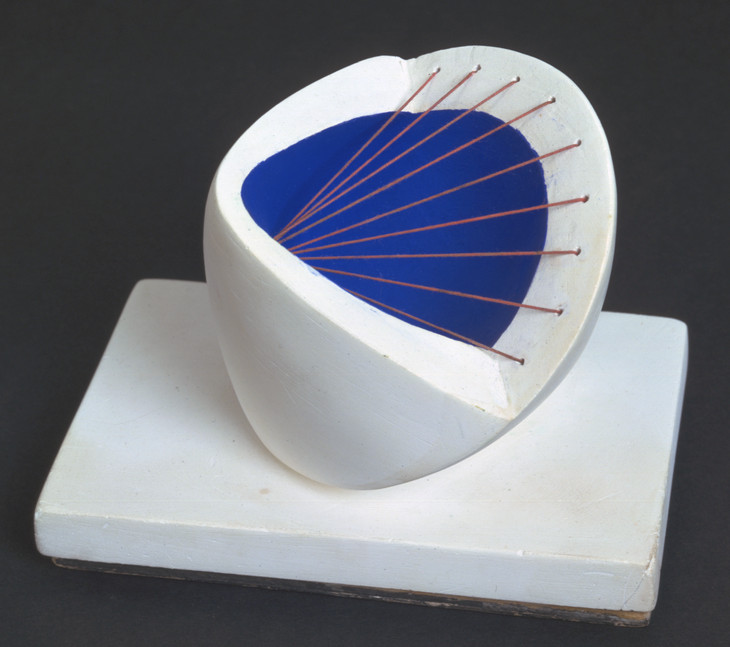 Dame Barbara Hepworth 'Sculpture with Colour (Deep Blue and Red)' 1940