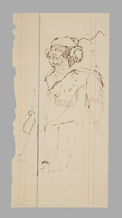 Walter Richard Sickert 'Female Performer, Vernet's, Dieppe' c.1920