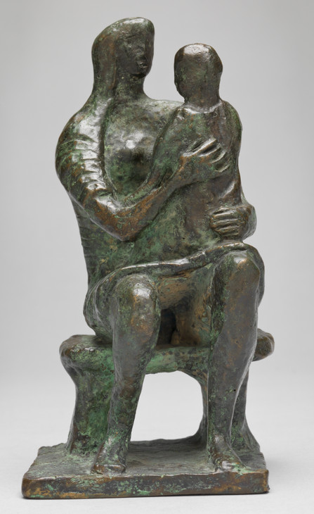 Henry Moore OM, CH 'Maquette for Madonna and Child' 1943, cast 1944-5
