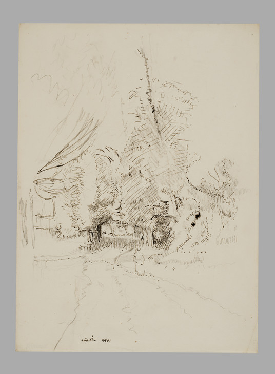 Walter Richard Sickert 'A Tree-Lined Avenue, near Envermeu' c.1913