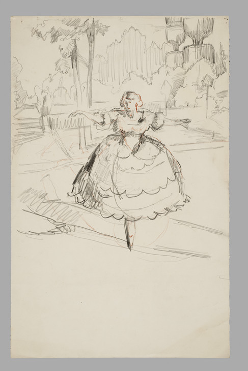 Walter Richard Sickert 'A Ballerina Pirouetting' ?c.1919-20
