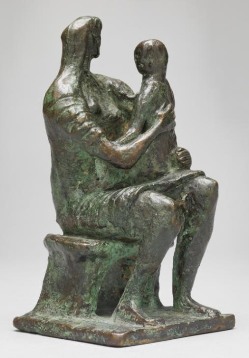 Henry Moore 'Maquette for Madonna and Child' 1943, cast 1944–5