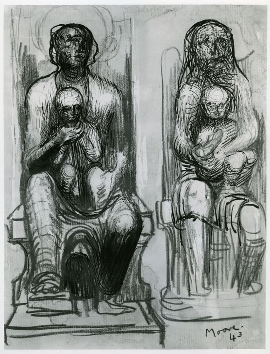 Henry Moore 'Madonna and Child Studies' 1943