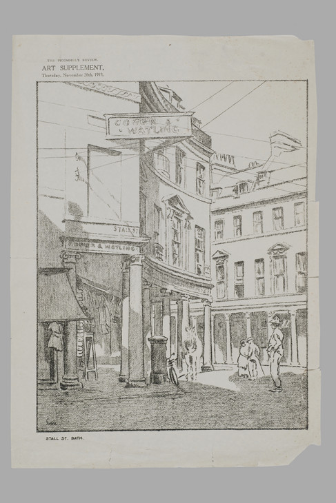 Sylvia Gosse 'Stall Street, Bath' 1919
